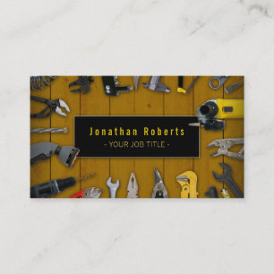 Carte De Visite Construction  Entrepreneur  Handy Man