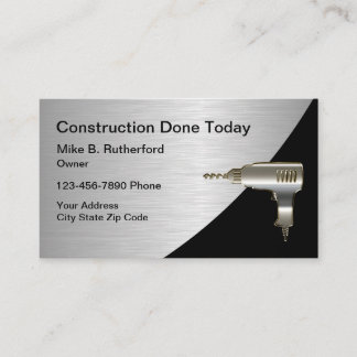 Carte De Visite Construction fraîche de soudure