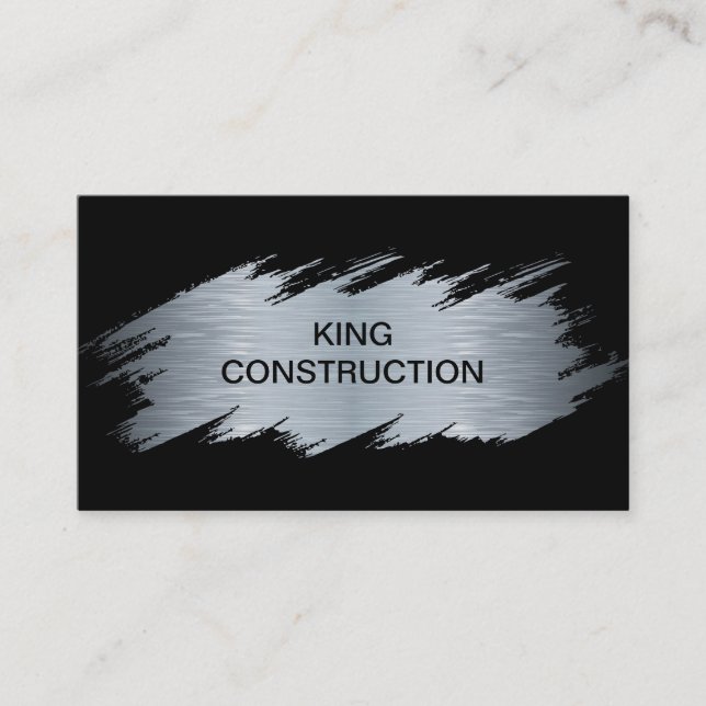 Carte De Visite Construction fraîche moderne (Devant)