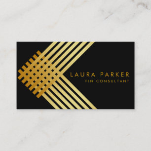 Carte De Visite Construction géométrique de finances de rétro o