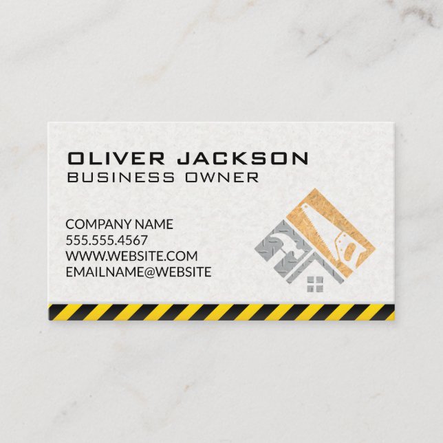 Carte De Visite Construction | Immobilier (Devant)
