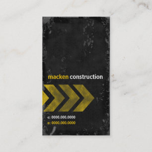 CARTE DE VISITE CONSTRUCTION MACKDADDY DE LA CHROMATOGRAPHIE