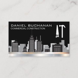 Carte De Visite Construction Outils de marteau de scie Citysca