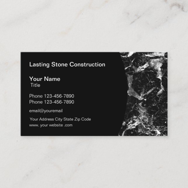 Carte De Visite Construction professionnelle (Devant)