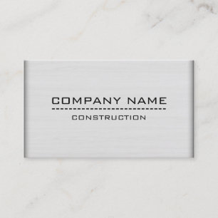 Carte De Visite Construction Professionnelle Moderne Bois Blanc