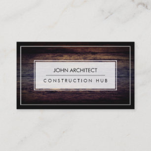 Carte De Visite Construction Professionnelle Moderne Constructeur 