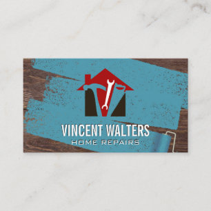 Carte De Visite Construction résidentielle   Panneaux en bois   Ro