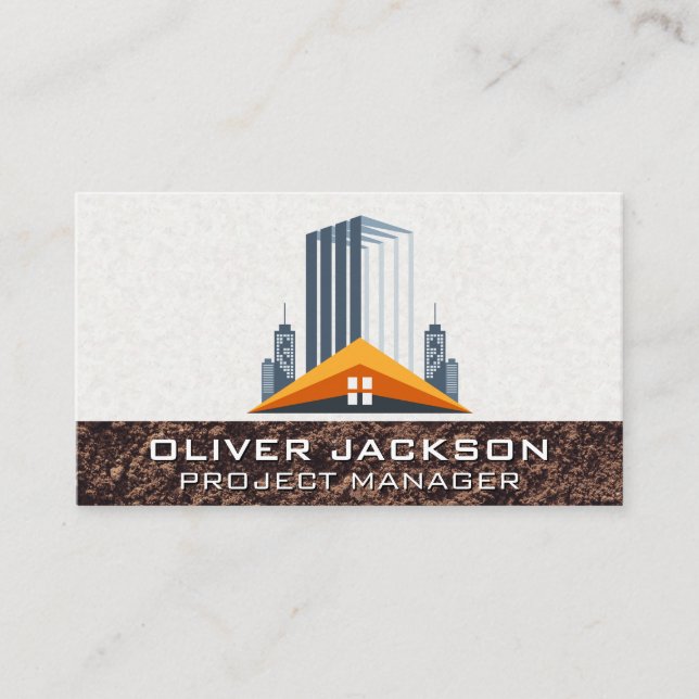 Carte De Visite Construction Site | Commercial Buildings (Devant)