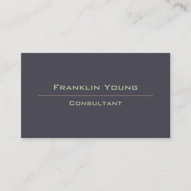 Carte De Visite Consultant (Devant)