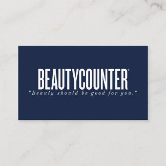 Carte de visite consultant Beautycounter (No QR)