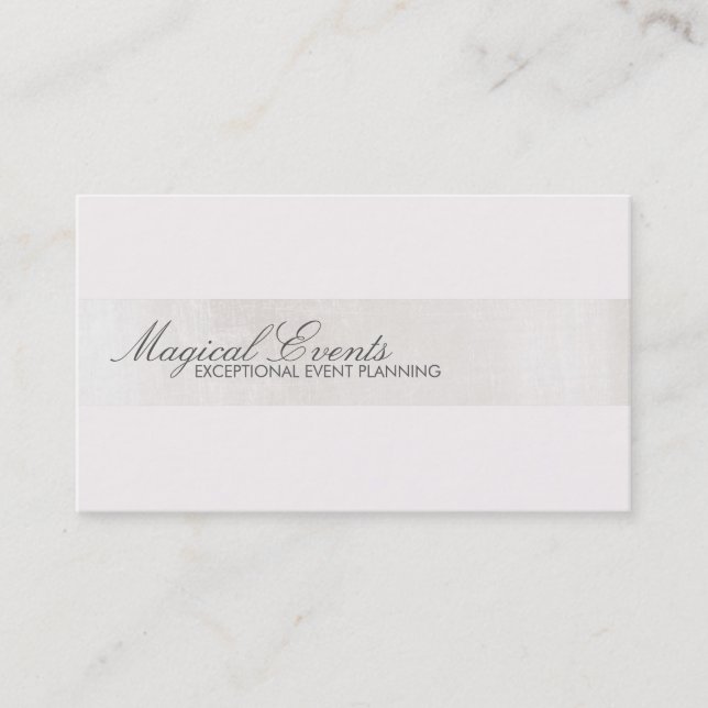 Carte De Visite Consultant de Mariage officiel Blanc (Devant)