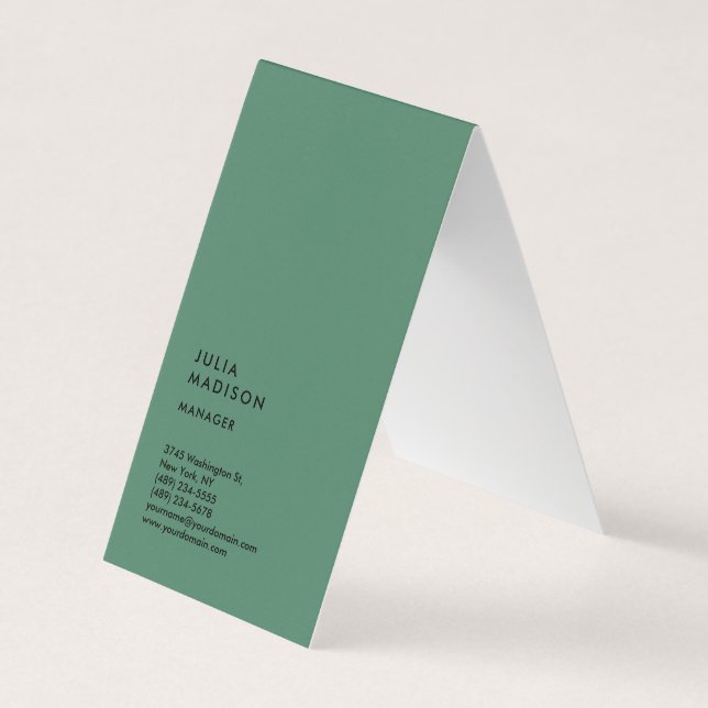 Carte De Visite Consultant du gestionnaire de tendance verticale (Devant)