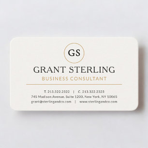 Carte De Visite Consultant en entreprise Professionnel