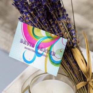 Carte De Visite Consultant en marketing dynamique et professionnel