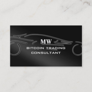 Carte De Visite Consultant en matière marchand de Bitcoin, logo