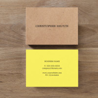 Consultant en Papier Kraft Imprimé Vert Élégant Mo