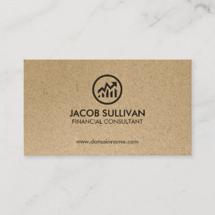 Carte De Visite Consultant financier Finances
