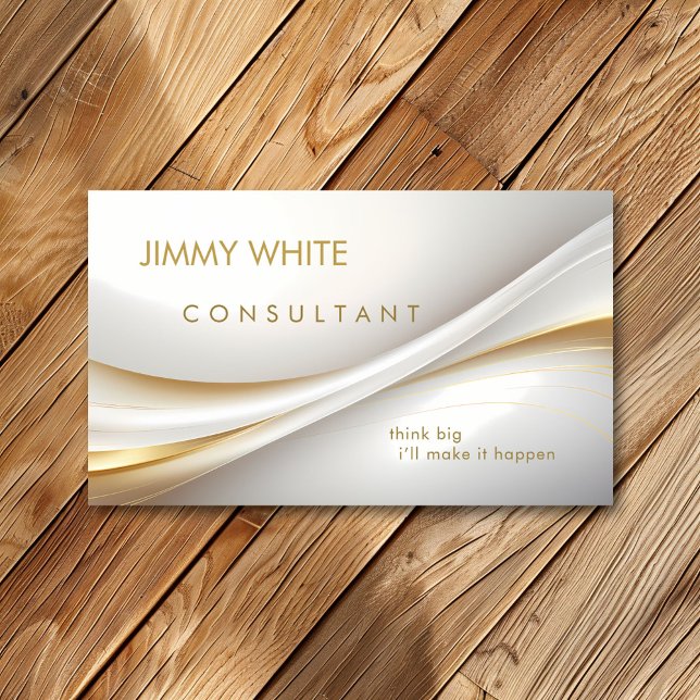 Carte De Visite Consultant Gold et Silver (Créateur téléchargé)