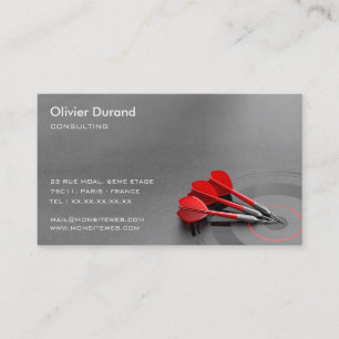 Carte de visite consultant indépendant. Consulting