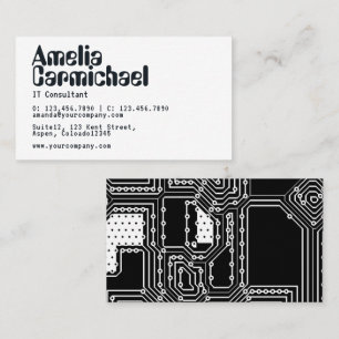 Carte De Visite Consultant informatique