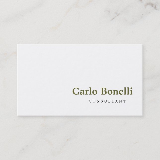 Carte de visite consultant moderne de la plaine bl (Devant)