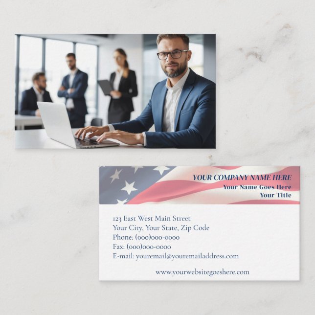 Carte De Visite Consultant moderne - Ingénieurs de technologie (Devant / Derrière)