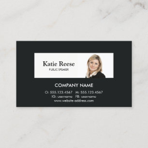 Carte De Visite Consultant professionnel Ajouter une photo