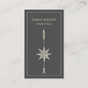 Carte De Visite Consultant Rose Compass