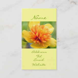 Carte De Visite Contact de chaleur