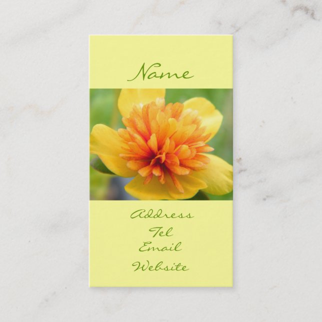 Carte De Visite Contact de chaleur (Devant)