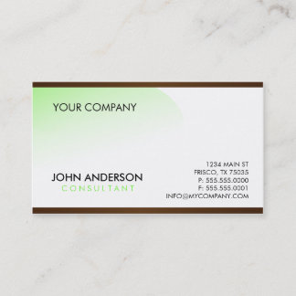 Carte de visite contemporain