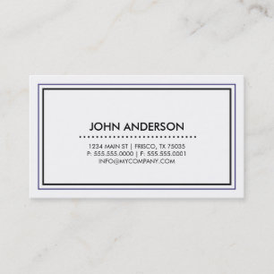 Carte de visite contemporain