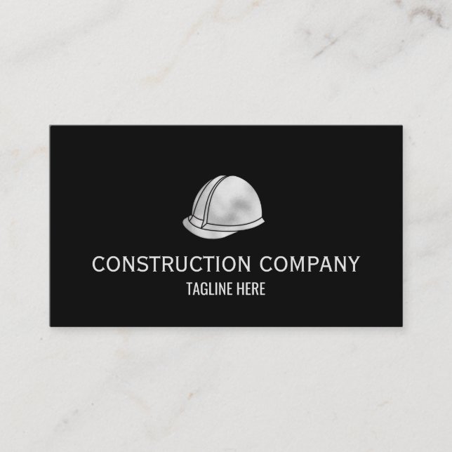 Carte De Visite Contracteur de construction professionnelle Métal (Devant)