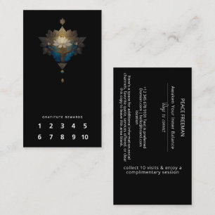 CARTE DE VISITE CONVERGENCE SACRÉE   SYMBOLE DE LOTUS ALCHIMIQUE