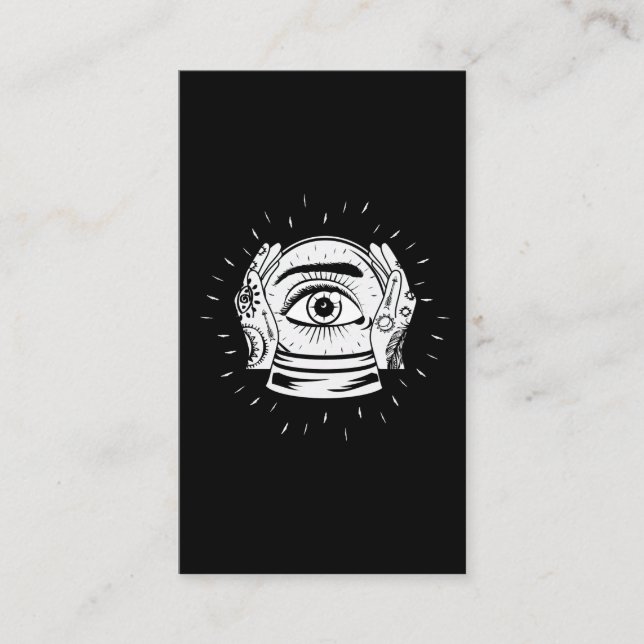Carte De Visite Conversaires de la série Psychic Crystal Ball (Devant)