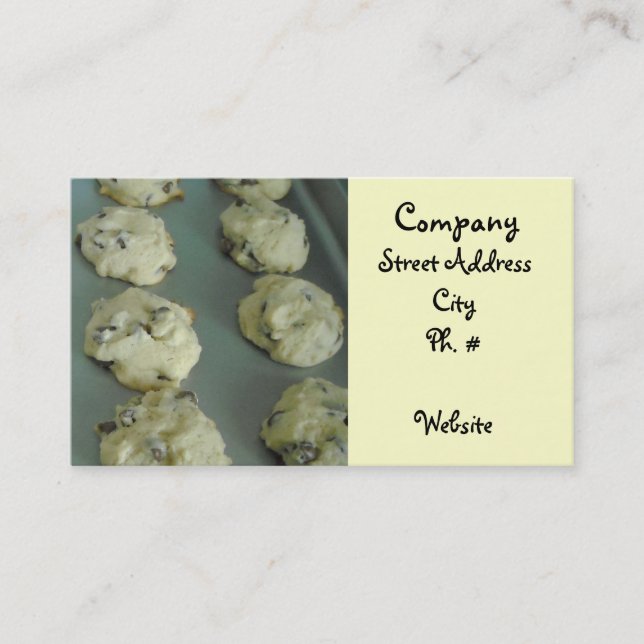 Carte De Visite Cookie Company (Devant)