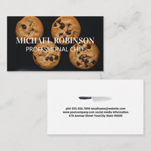 Carte De Visite Cookies de chips au chocolat