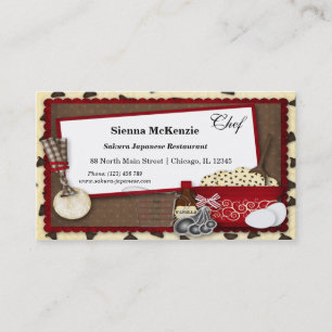 Carte De Visite Cookies Snacks