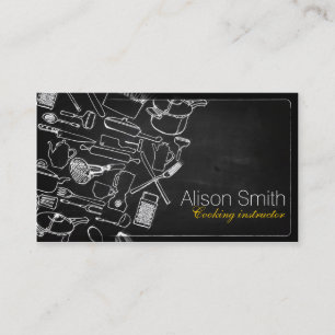 Carte De Visite Cooking Instructeur/Chef
