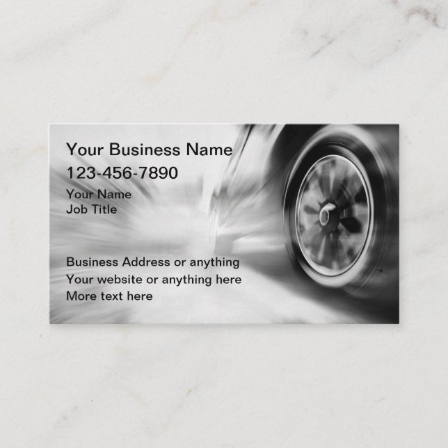 Carte De Visite Cool Automotive Services (Devant)