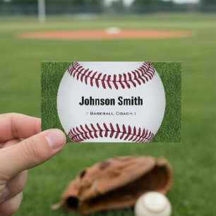 Carte De Visite Cool Baseball Softball Coach Joueur formateur Pers