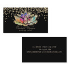 Cool Gold Diamonds Colorful Lotus Black