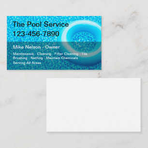 Carte De Visite Cool Service Piscine Nouvelle