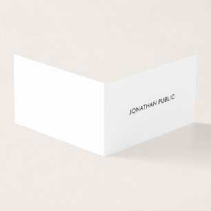 Carte De Visite Cool simple élégant minimaliste moderne