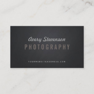 Carte De Visite Cool vieilli Vintage typographie Hip Photographe