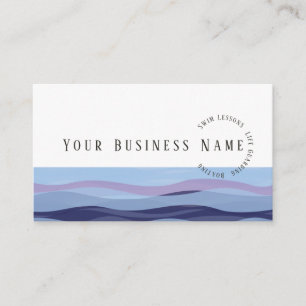 Carte de visite cool Waves