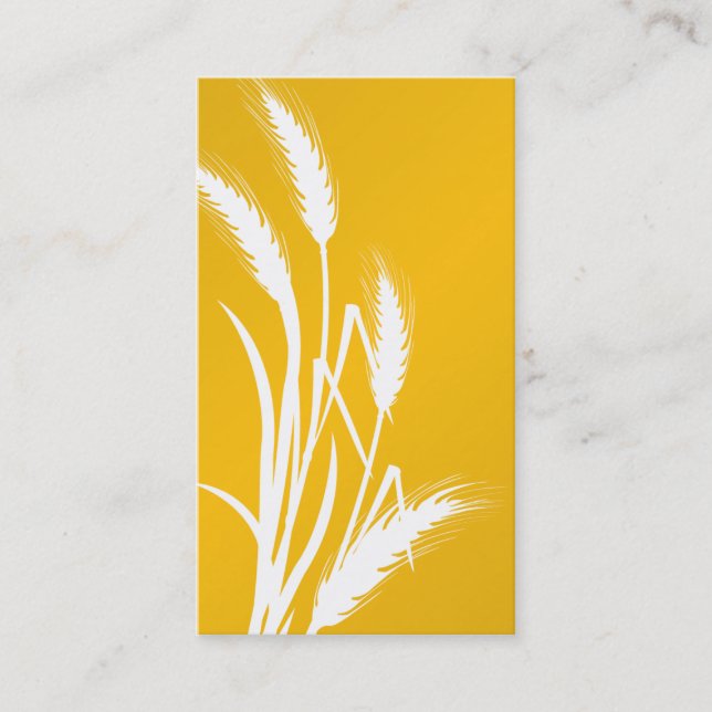 Carte De Visite Copie de nature - blé jaune (Devant)