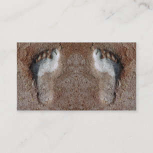 Carte De Visite copies de pied