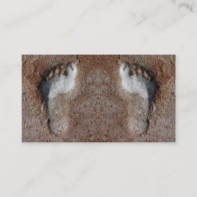 Carte De Visite copies de pied (Devant)