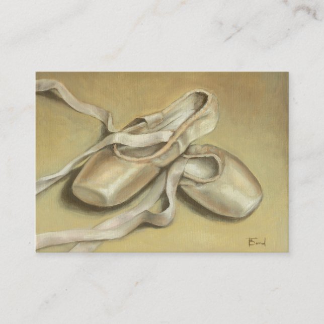 Carte De Visite Copies des chaussures de ballet ACEO (Devant)